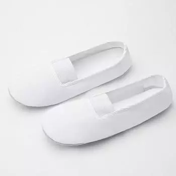 Гимнастическая обувь Мужская и женская танцевальная обувь Танцевальная обувь Тренировочная обувь Балетная обувь Йога Мягкая подошва Холщовая подошва белого цвета 34