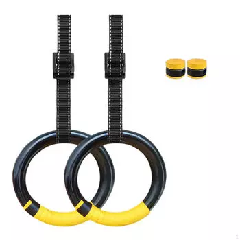 Гимнастические кольца для упражнений с регулируемым ремнем в подарок, силовые тренировки, кольца для спортзала, для парка 100cm