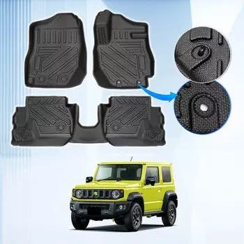 GIMUYA Suzuki Jimny JB64 Jimny Sierra JB74 3D коврик Только для автомобилей с автоматической коробкой передач Коврик из термопластичного эластомера Коврик Только для автомобилей с полной комплектацией Дезодорирующий
