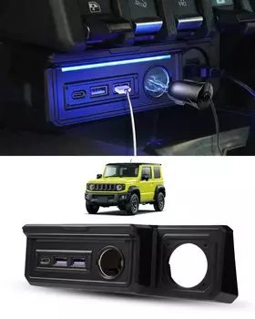 GIMUYA Suzuki Jimny JB64 Type JB74 Type Удлинитель блока питания Jimny Sierra AT Car MT Car USB Удлинитель Распределитель Гнездо прикуривателя x1