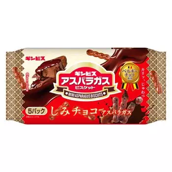 Ginbis Shimi Chocolate Mini Asparagus 5P 125g x 12 пакетиков