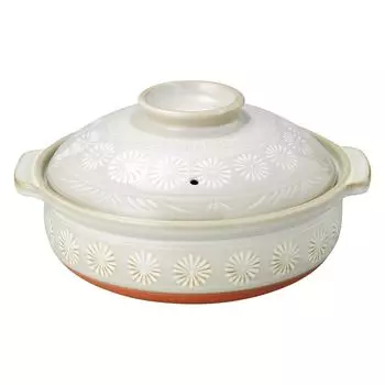 Ginpo Hana Mishima pot 9 Earthen pot x 28 x 16cm No. [31 2,800g]