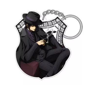 Gintama Shinsuke Takasugi Noir Acrylic Key Chain Ver.