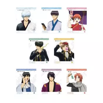 Gintama Trading Acrylic Block Mobile Phone Box of 8 Ver.