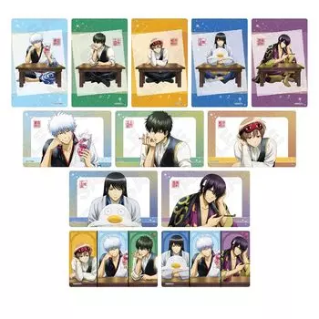 Gintama Trading Clear Card Ikkyu Коробка из 5 штук вер.