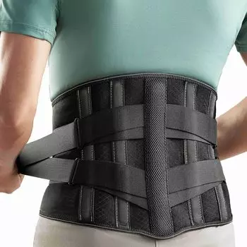 GINTRON Waist Waist Light и Thin Lumbar Lower Back Support Получить унисекс Supporter, [Рекомендуется мануальным терапевтом] Корсет, пояс, ремень, не создает ощущения стеснения, чёрный