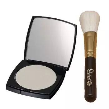Ginza Marukan Oh Celebrity Future Silver Makeup Brush Included Face Color Finishing Powder 3D Look Cosmetics Cosmetics