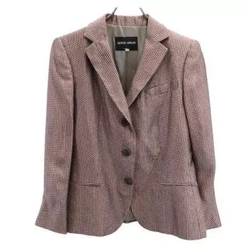 GIORGIO ARMANI Made in Italy Silk Blend Overall handle tailored jacket 44 Women Used