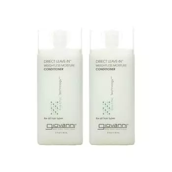 Giovanni Direct Leave-In Weightless Moisture Conditioner, 60ml, 2 units