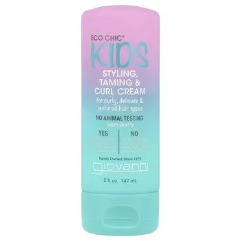 Giovanni, Eco Chic® Детский, крем для укладки, укрощения и создания локонов, 5 жидких унций (147 мл)
