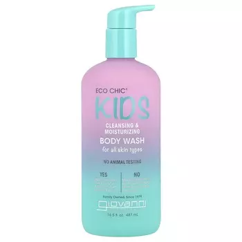 Giovanni, Eco Chic® для детей, очищающий и увлажняющий гель для душа, 16,5 жидких унций (487 мл)