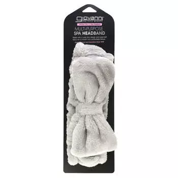 Giovanni, многофункциональная спа-повязка на голову, серая, 1 повязка на голову