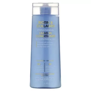 Giovanni, Несмываемый кондиционер с биотином и коллагеном, 8,5 жидких унций (250 мл)