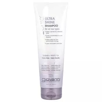 Giovanni, Шампунь Ultra Shine, для всех типов волос, камелия + белый чай, 8,5 жидких унций (250 мл)