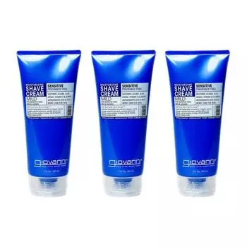 Giovanni Увлажняющий крем для бритья без запаха, 207 мл, 3 шт.