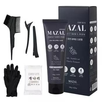 Гипоаллергенная самозавивка Majal 120 г + щетка для завивки + перчатки + щипцы + бумага для завивки, 1 шт., 120 мл, 1 набор