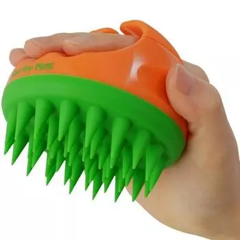 Гипоаллергенная силиконовая расческа для домашних животных Pet the Kids, щетка для кошек и собак, корейский шампунь для домашних животных
