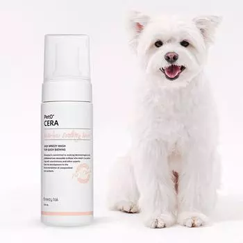 Гипоаллергенное очищающее средство для ног для собак Bridgetail Petocera, безводное успокаивающее средство для мытья ног, корейский шампунь для домашних животных