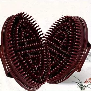 Гипоаллергенные щетки для массажа меридианов тела, 2 шт. в упаковке, инструменты для акупрессурного массажа для улучшения кровообращения и расслабления, без запаха, прочный материал 2pcs