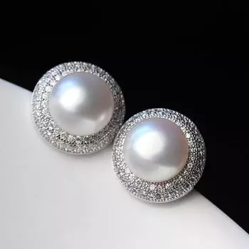 Гипоаллергенные серебряные серьги из серебра 925 пробы