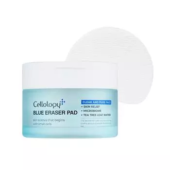 Гипоаллергенный охлаждающий синий ластик Cellology, 1 шт., 70 листов