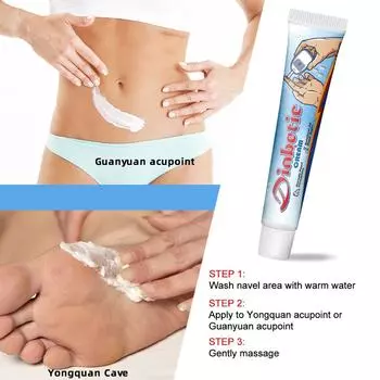 Гипогликемический крем для здоровья Крем для диабетиков регулирует уровень сахара в крови, балансирует здоровье One Size синий