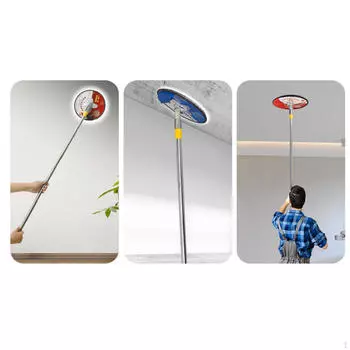 Гипсокартон Grinder Wall Professional с удлинителем для полировки и шлифовки 5 шт. красный