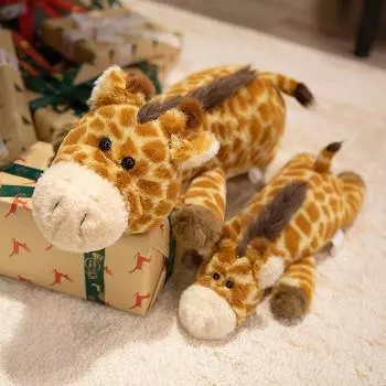 Giraffe Plush Toy Sleeping Pillow Long Strip Leg Doll Cute Bed Doll Children Girl Pillow Style 40cm