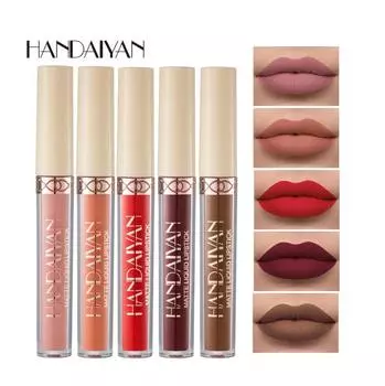 Girl Cosmetics Блеск для губ 12 цветов Набор блесков для губ с антипригарным покрытием Матовый блеск для губ Подарочная коробка Rouge