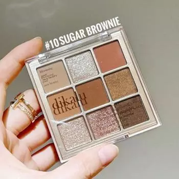 Girl Cult Eye Makeup GIRLCULT Silver Grint Shimmer Women s Palette 9 Colors Beauty Glitter, 1 pc, 23) 11ABC0310