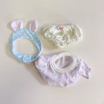 Одежда для девочек-кукол Одежда Аксессуары для волос Одевание Девочек Подарки Милые с головным убором Брюки