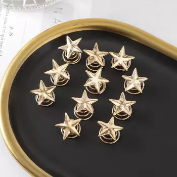 Girl High Ponytail Hair Clip Five-Pointed Star Hairpin Spiral Hairpin Embellished Mini Small Size Hair Clip Hair Accessories