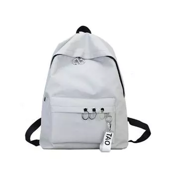 Girl Men Women Canvas Travel Backpack Satchel Rucksack Laptop School Bag