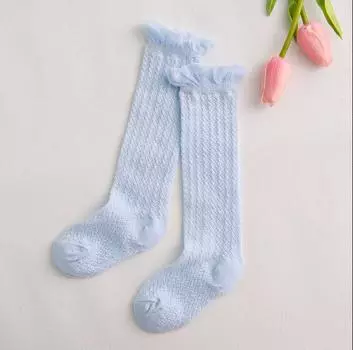 girl mesh socks Baby anti mosquito stockings summer children s socks breathable newborn vertical bar over knee new baby socks 0 to 1 year
