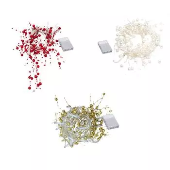 Гирлянда из гирлянд для украшения помещений, легкие, прочные, рождественские световые украшения для дома, класса, патио, свадьбы, фестиваля белый