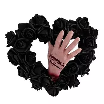 Гирлянда из венков из виноградной лозы в виде кровавых рук на Хэллоуин, украшение для вечеринки в стиле ужасов в доме с привидениями