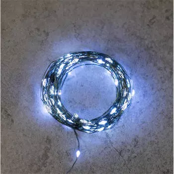 Гирлянда, креативная, медная проволока 500 см, 50 светодиодов для дня рождения, праздника, годовщины, для улицы