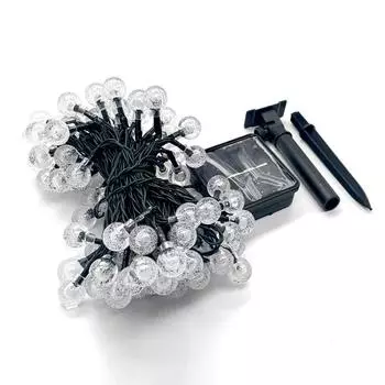 Гирлянда на солнечных батареях 100 светодиодов, гирлянды для украшения свадьбы, сада, уличная лампа 12M/13M IP65, водонепроницаемая гирлянда для мебели 5M 20LEDS