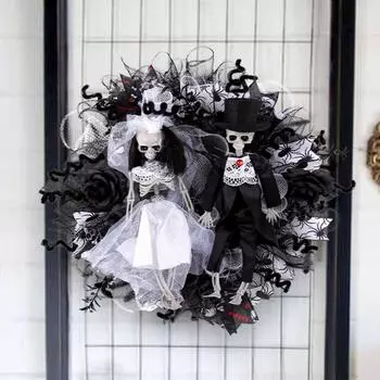 Гирлянда Подвесная на дверь Праздничная Оконная Вечеринка Имитация Настенная Подвесная Гирлянда Украшение One Size