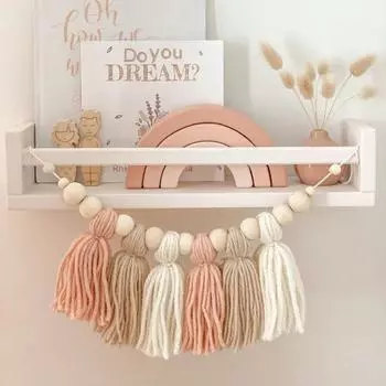 Гирлянда с кисточками, износостойкая, широкого применения, легкий шикарный помпон в стиле бохо для детской комнаты E