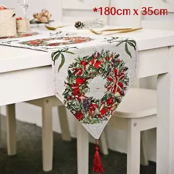 Гирлянда Треугольная Скатерть Рождественская Скатерть Ткань Зимняя Скатерть Домашняя Вечеринка День Рождения Декор для Обеденного Стола Дивана Новинка Christmas trees
