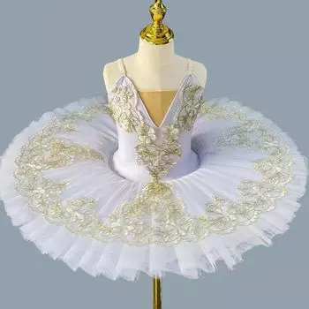 Girls Ballet Dress Dance Performance Skirt 160cm розовый