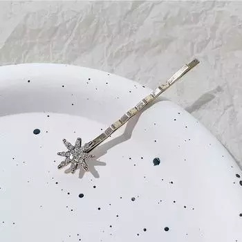 Girls Bridal Hair Clips Princess Crystal Snowflake Hairpin Wedding Jewelry Birthday Gift Headwear Barrettes Ornament Accessories