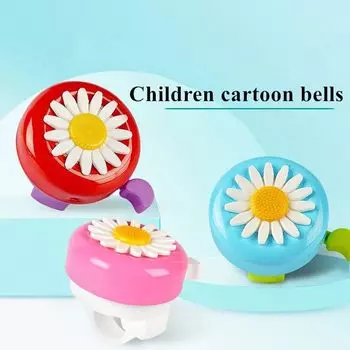 Girls Cartoon Daisy Flower Bicycle Bell Bike Alarm Bell Cycling Ring Alarm Children Bicycle Bell 5