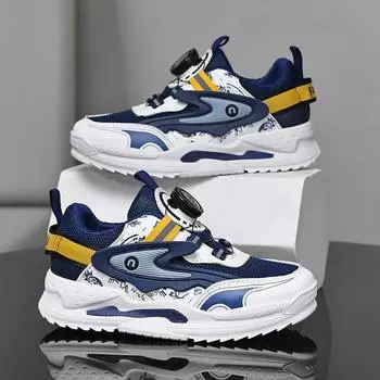 Girls dad shoes 2024 summer new children s mesh breathable sports shoes medium and small children s running shoes boys trendy shoes 31