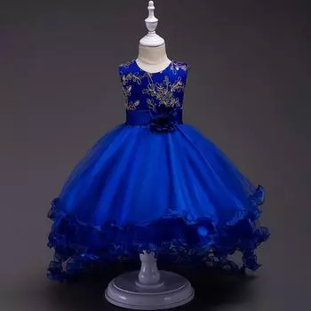 Платья для девочек Свадебные платья для девочек-цветочниц Платья для выступлений Одежда для танцев на день рождения 170