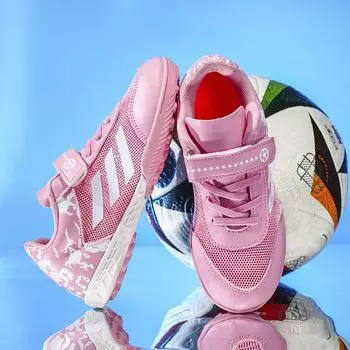 Girls Football Shoes Shredded Nails Elementary School Velcro Junior High School Students Children Boys TF Lawn Training Shoes 29