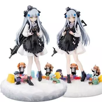 Girls Frontline WA2000 FAL L1A1 Фигурка девушки из японского аниме ПВХ Фигурка Игрушка Статуя Коллекция Модель Кукла чёрный