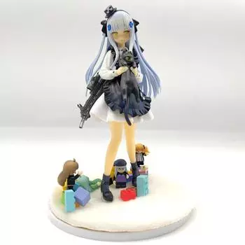 Girls Frontline WA2000 FAL L1A1 Фигурка девушки из японского аниме ПВХ Фигурка Игрушка Статуя Коллекция Модель Кукла чёрный