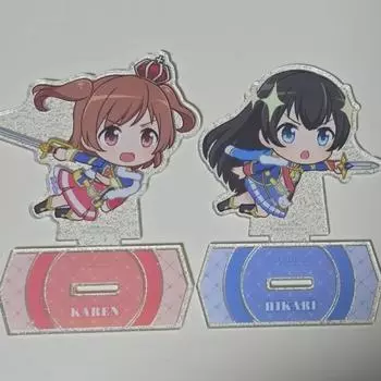 Girls Gagaku Revue Starlight Aijo Karen Kagura Hikari Mini Acrylic Stand